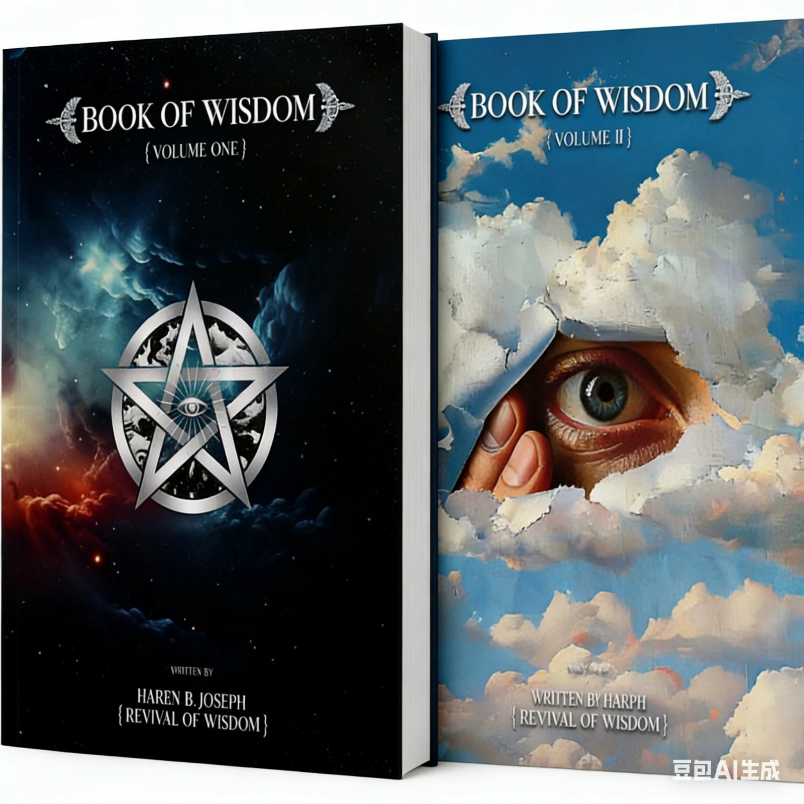 Book of Wisdom Volumes 1 & 2 by Harry B. Joseph 2-Book Spiritual Set USA Stock