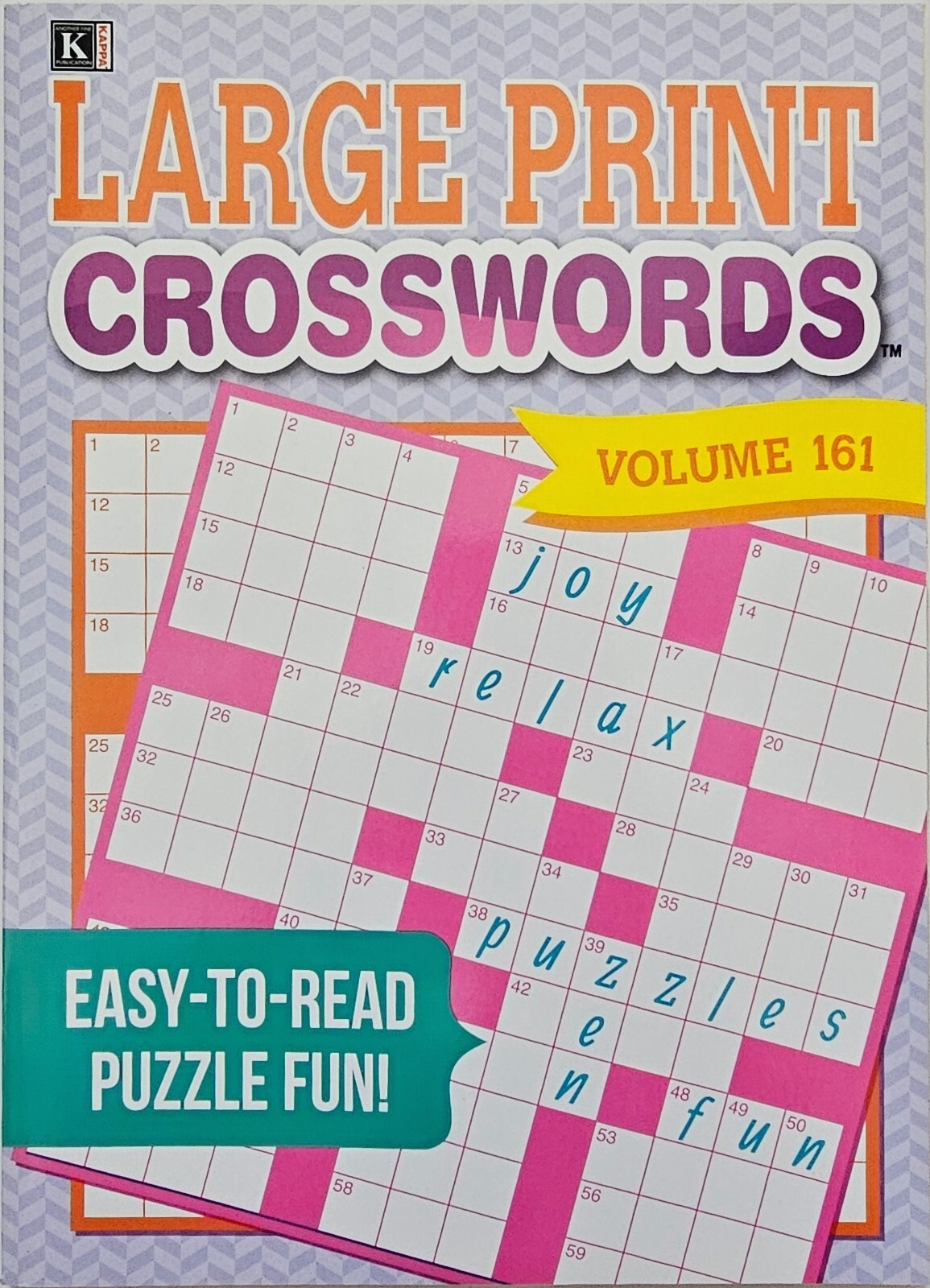 Kappa Large Print Crosswords Puzzle Books, 32 Different Volumes to Select U-PICK