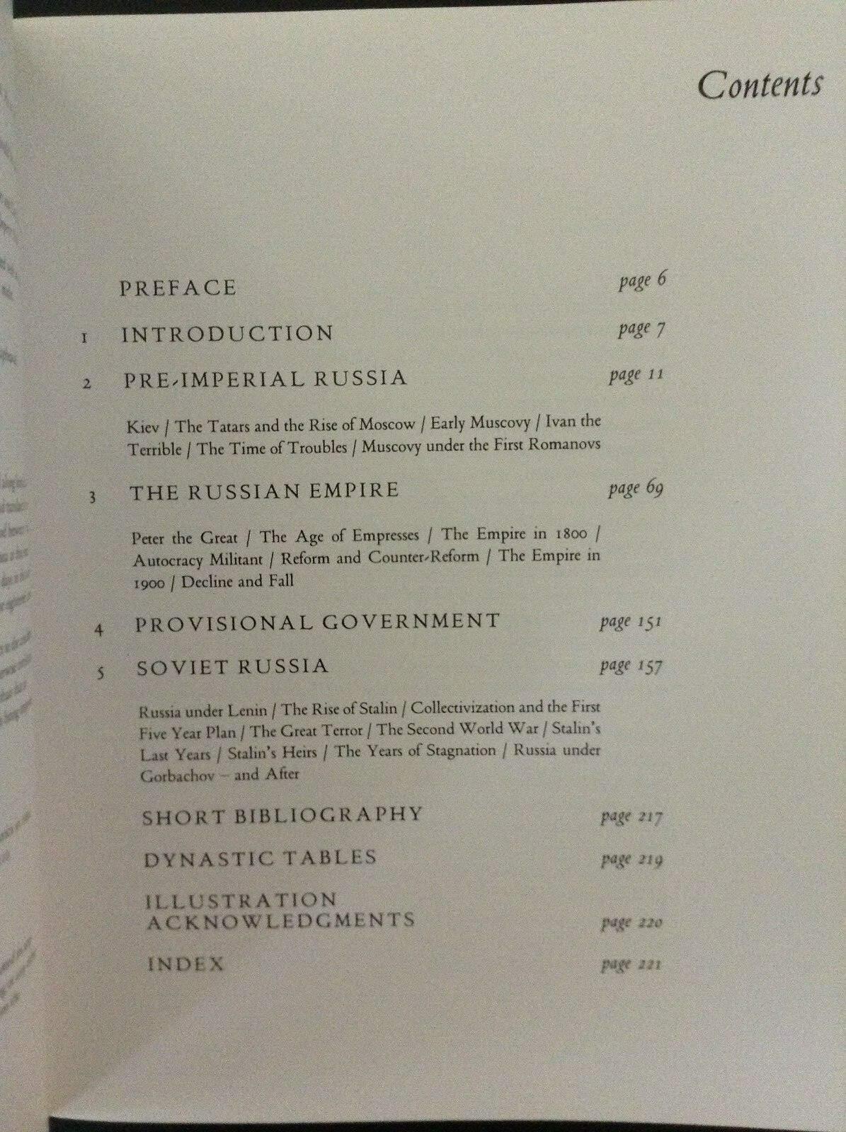 Russia “A Concise History” 1999 issue, 224 pages with 204 illustrations & 4 maps