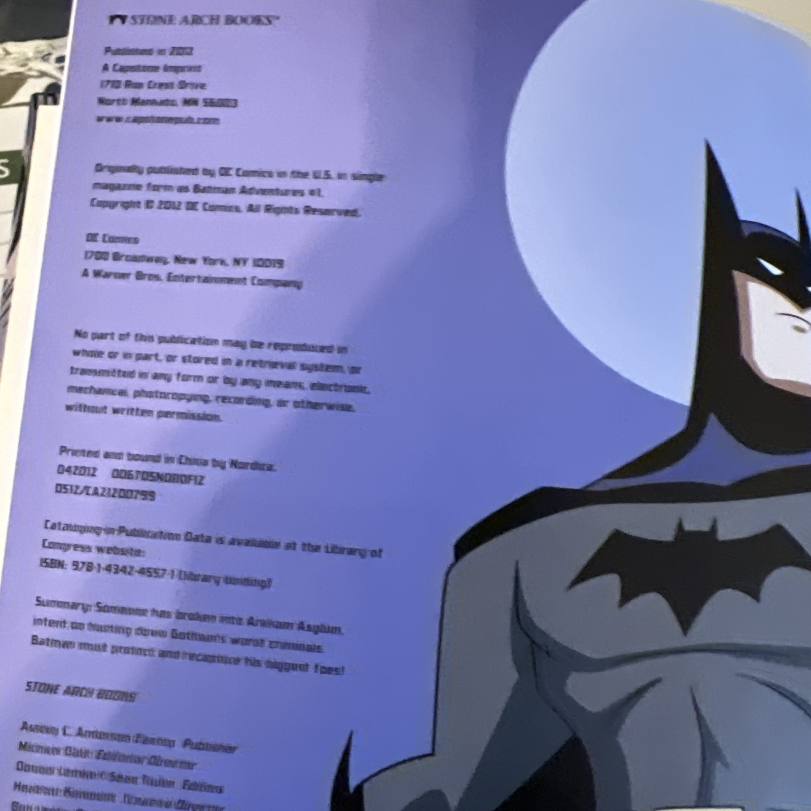 No Asylum (Batman Adventures, 1) – library Templeton, Beatty, Dan|Burchett…