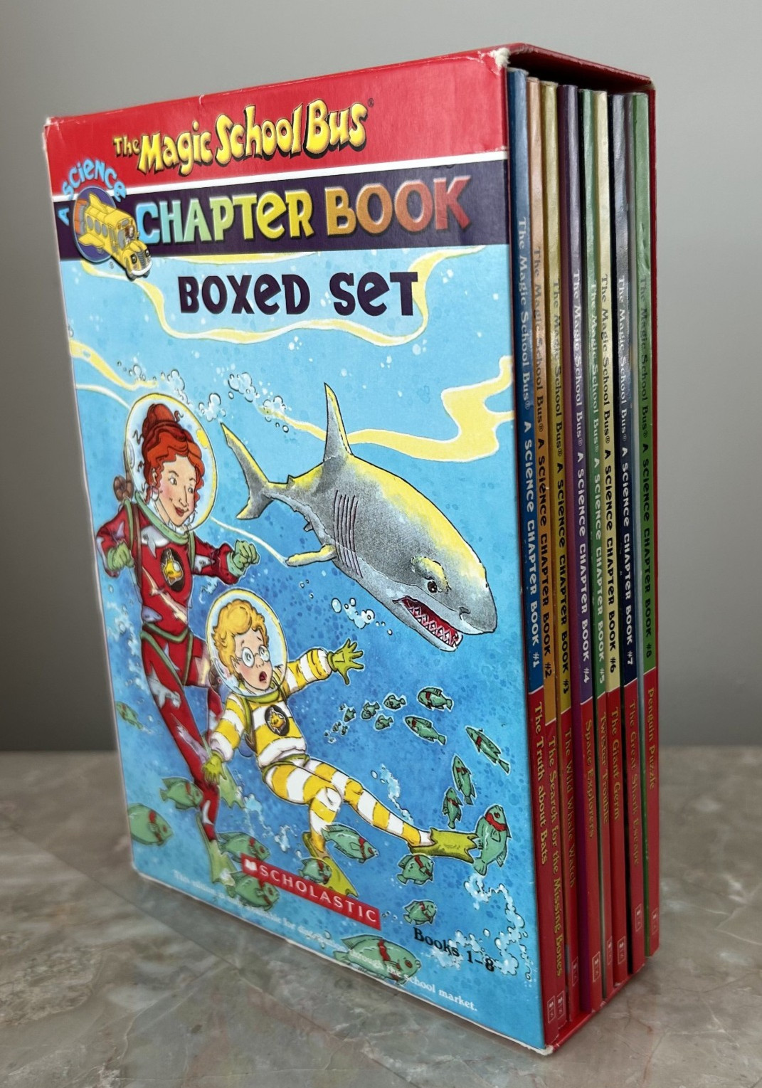 The Magic School Bus Chapter Books Boxed Set 1 2 3 4 5 6 7 8 Scholastic