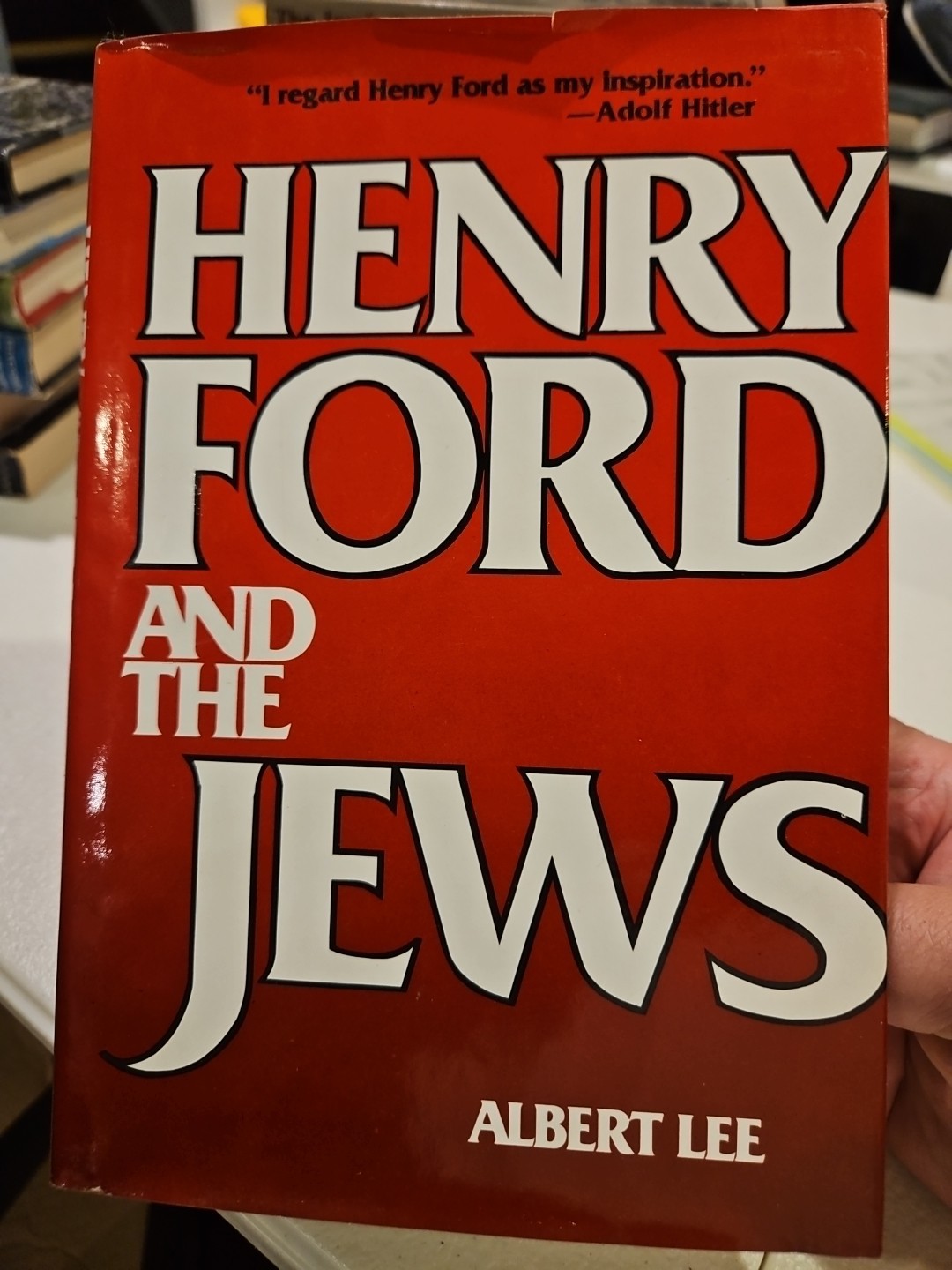 Henry Ford and the Jews Hardcover Jewish History Biography Book