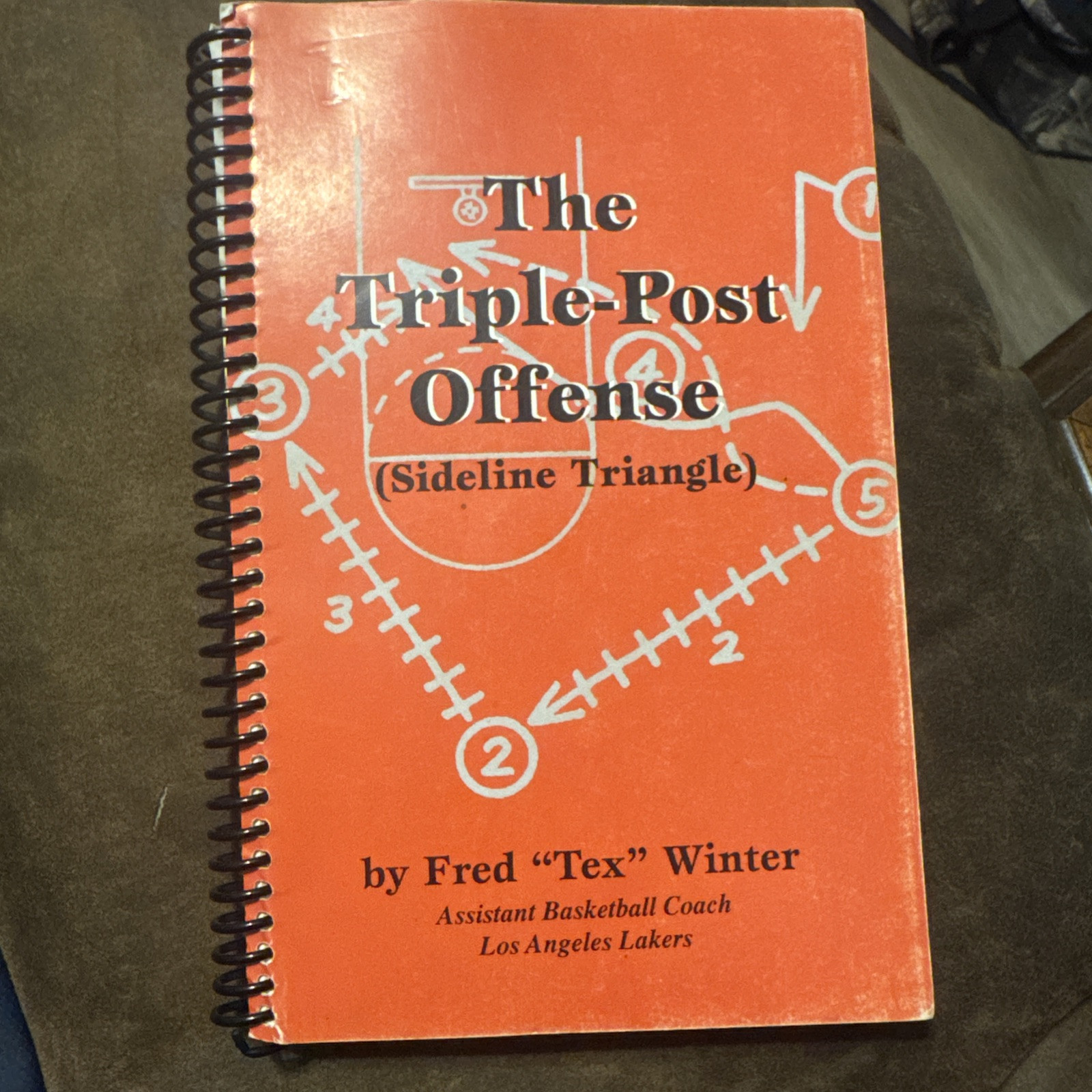 The Triple-Post Offense (Sideline Triangle) by Fred “Tex” Winter – Spiralbound