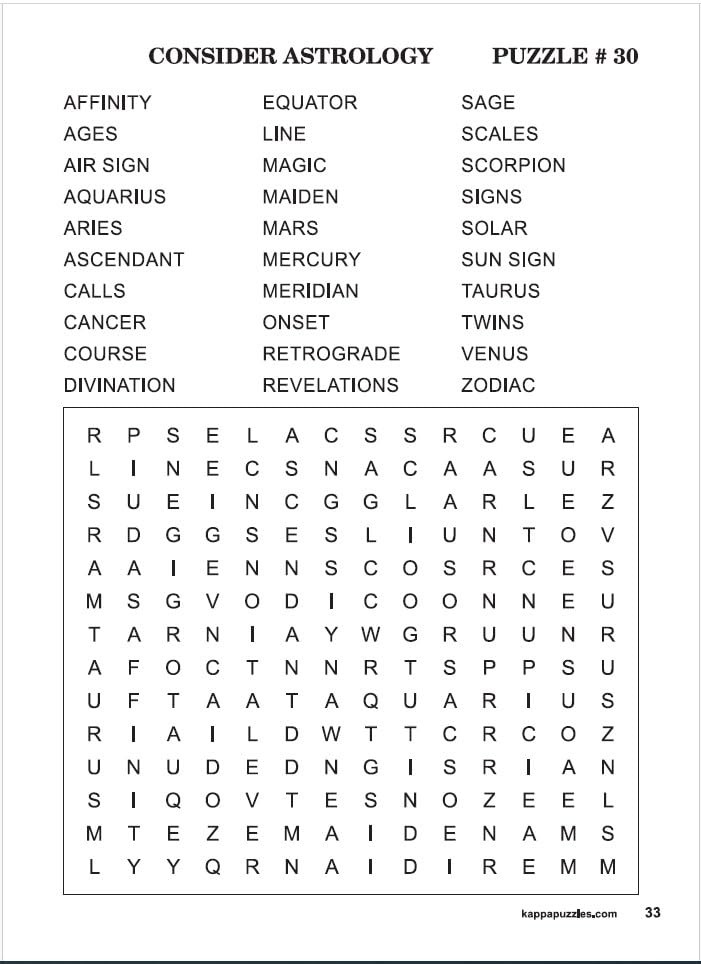 Large Print Word Finds- Word Search Puzzle Book